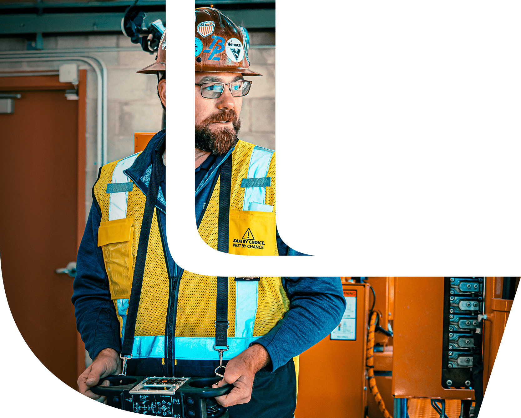 Liuna Trainee with Equipment